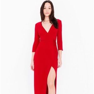 American Apparel wrap dress